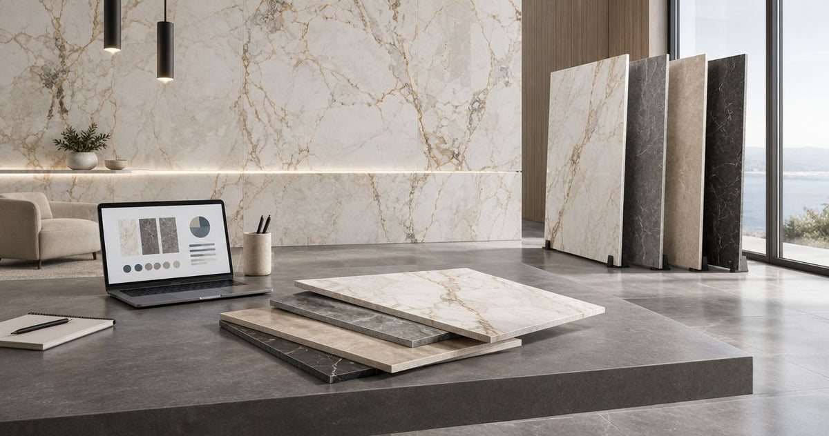 How to compare porcelain slabs before ordering