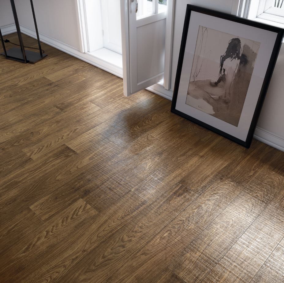 LuxWood Brown Wood Look Tile