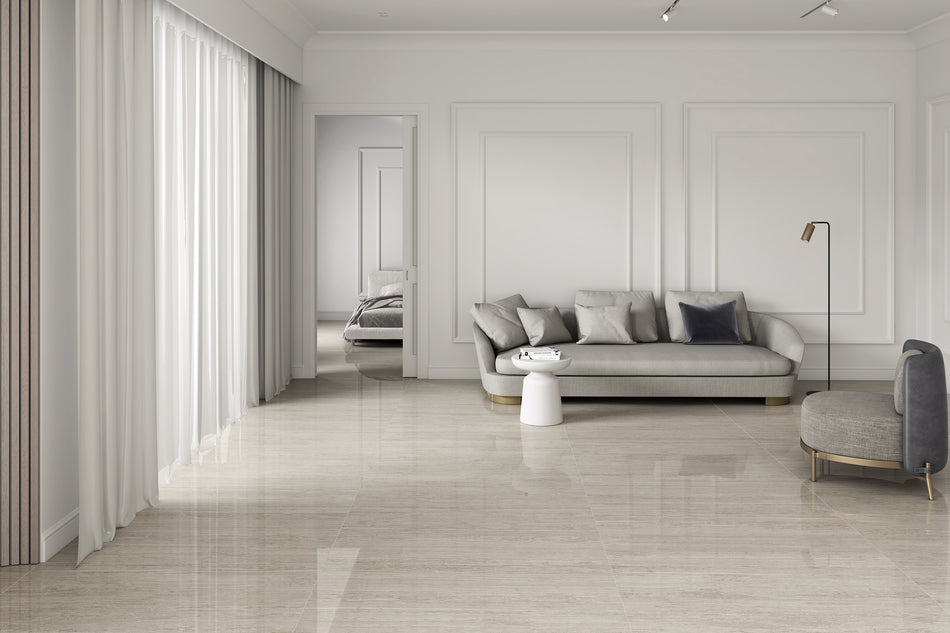 Travertino Silver