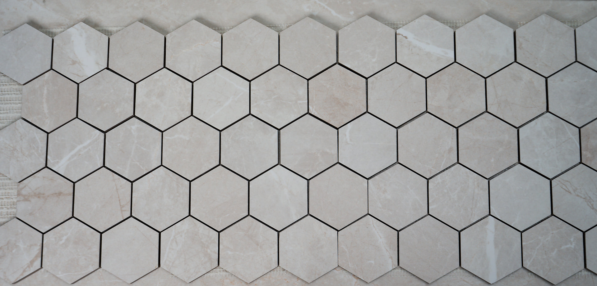 Dubai Sand Hexagon Mosaic