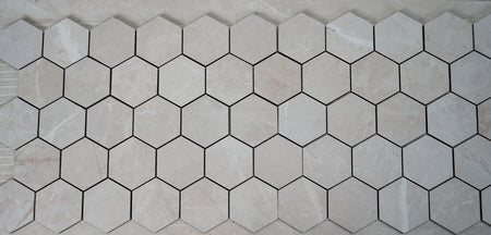 Dubai Sand Hexagon Mosaic